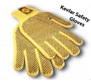 Kevlar Safety Gloves w/ Fing LG